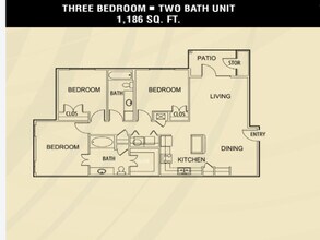 3 Bedroom 0923 floor plan
